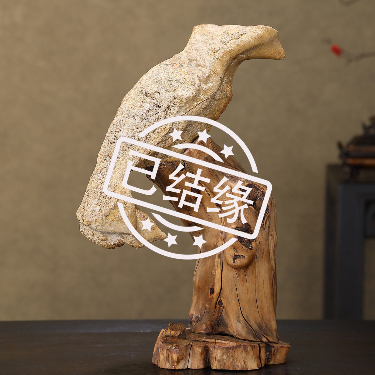 顶爷天然原石奇石【高瞻远瞩灵璧石】观赏把玩收藏镇宅靠山摆件