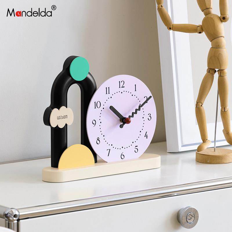 满得达家居玄关座钟装饰品客厅钟表时钟创意电视柜办公桌面摆件,家居饰品,桌面摆件,淘宝优惠券,粉丝福利购,淘宝优惠卷
