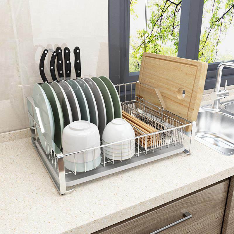 304不锈钢碗碟收纳架沥水放碗沥水架厨房置物架家用碗筷沥碗架子,厨房/烹饪用具,碗架,淘宝优惠券,粉丝福利购,淘宝优惠卷