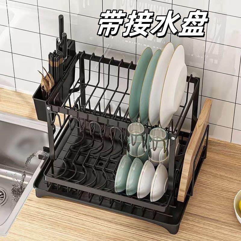 厨房沥水架碗碟架碗盘置物架家用碗筷刀叉收纳层架台面晾碗架子,厨房/烹饪用具,碗架,淘宝优惠券,粉丝福利购,淘宝优惠卷