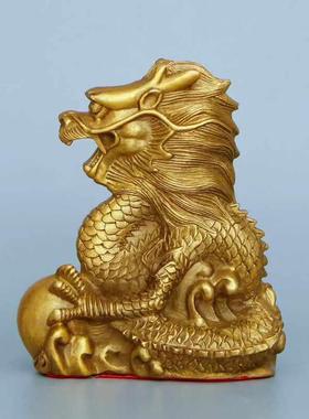 风水全套纯铜十二生肖家居摆件属鼠牛虎属兔龙蛇马羊猴鸡狗猪黄铜