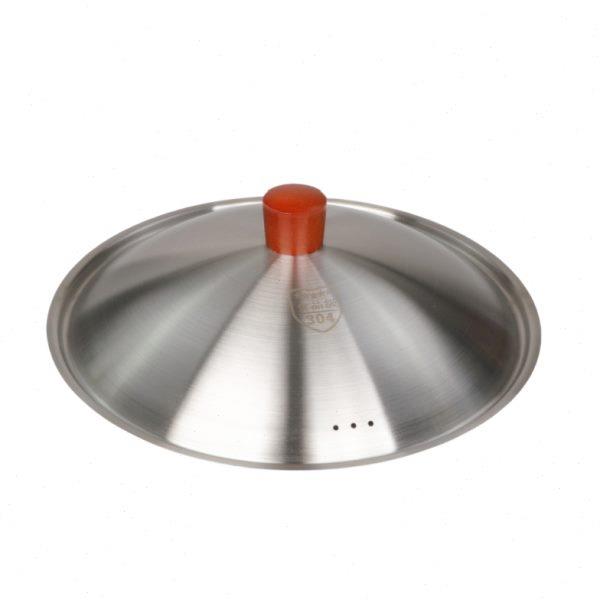 全钢加厚不锈钢锅盖家用炒锅锅盖通用30cm32cm34cm平底锅炒菜锅盖