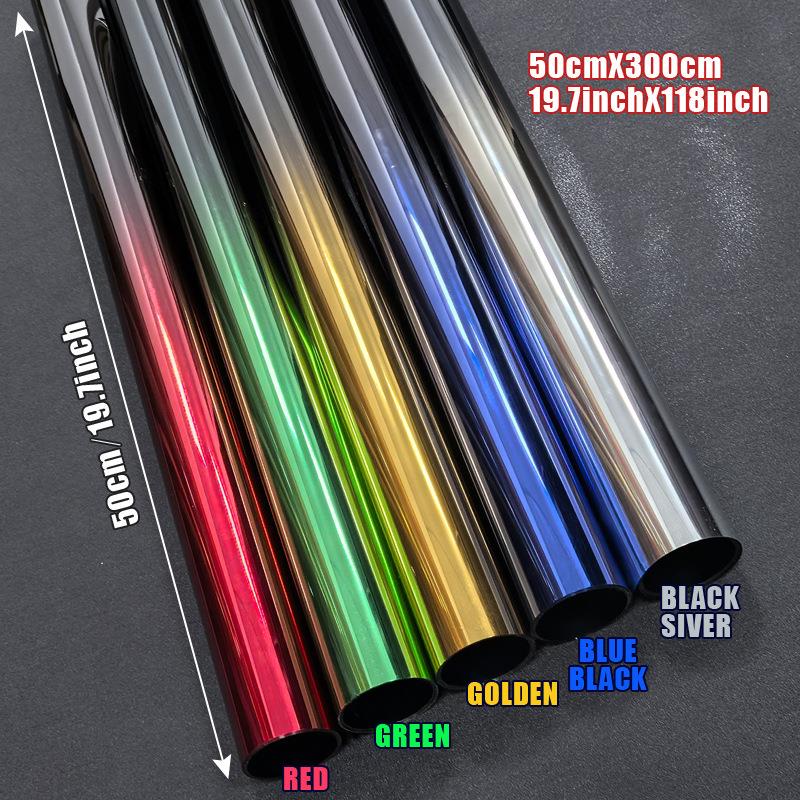 外贸渐变窗膜色膜PET材料剥离粘汽车家庭窗户隐私膜渐变隔热