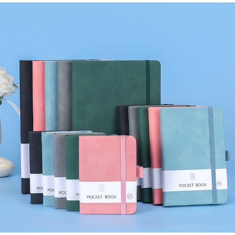 A5绑带会议记录本子商务笔记本a6松紧带记事本贴心日记