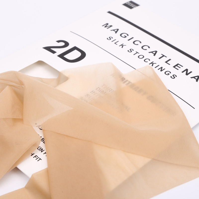女士夏季新款2D超薄透明防勾丝隐形T裆连裤袜任意剪