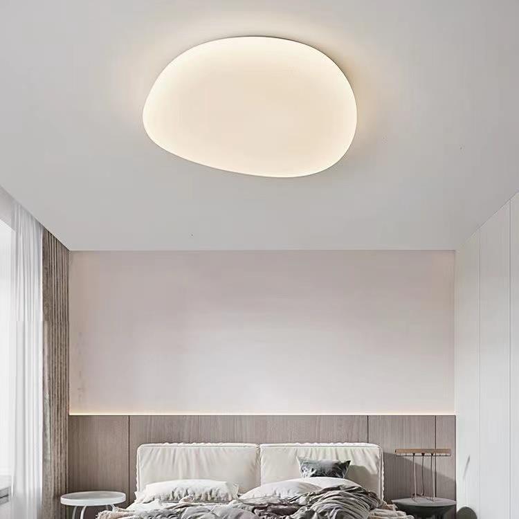 极简鹅卵石卧室灯设计师吸顶灯北欧走廊过道灯玄关灯主卧灯书房灯