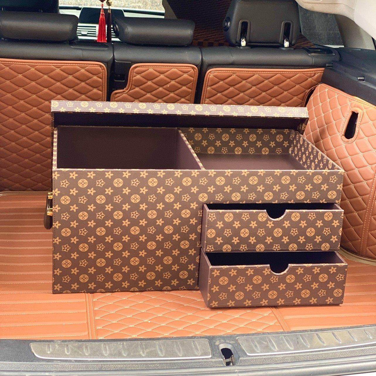 车载收纳箱汽车后备箱储物箱车内置物盒箱防水大容量带抽屉整理箱,汽车用品/电子/清洗/改装,车载收纳箱/袋/盒,淘宝优惠券,粉丝福利购,淘宝优惠卷