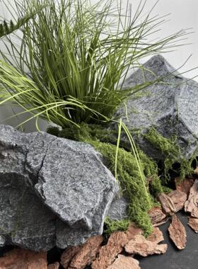 彷真石头绿植泡沫假石头雕塑假山造景拍摄道具橱窗彷生景观石摆件