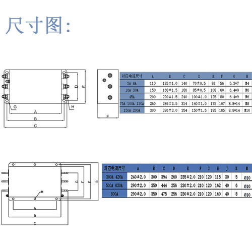 上恒SH960-30EMC伺服驱动器变C频器输入输出端三相电源滤波器380v