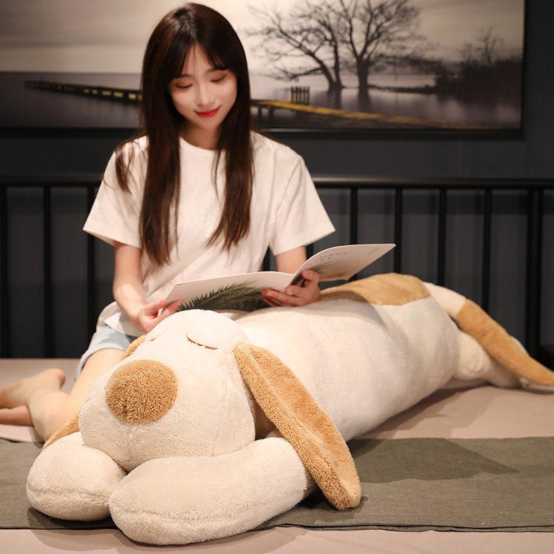 趴狗抱枕睡觉夹腿长条枕狗狗毛绒玩具礼物女生公仔玩偶床上布娃娃,玩具/童车/益智/积木/模型,毛绒/玩偶/公仔/布艺类玩具,淘宝优惠券,粉丝福利购,淘宝优惠卷