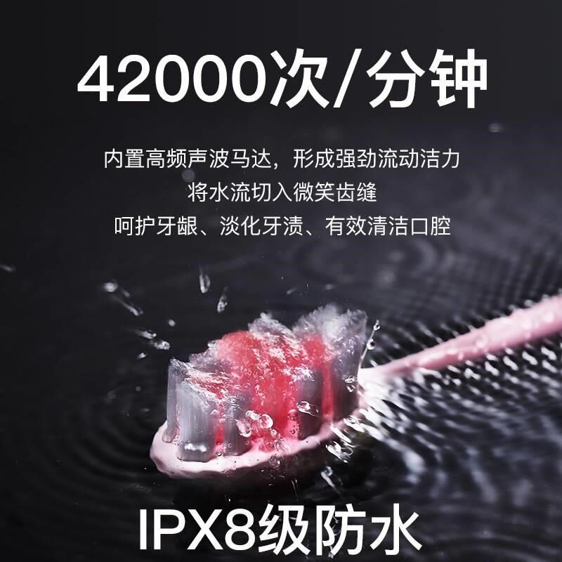 小杨哥属专到】手只情套z装两福派侣声波电动【牙刷