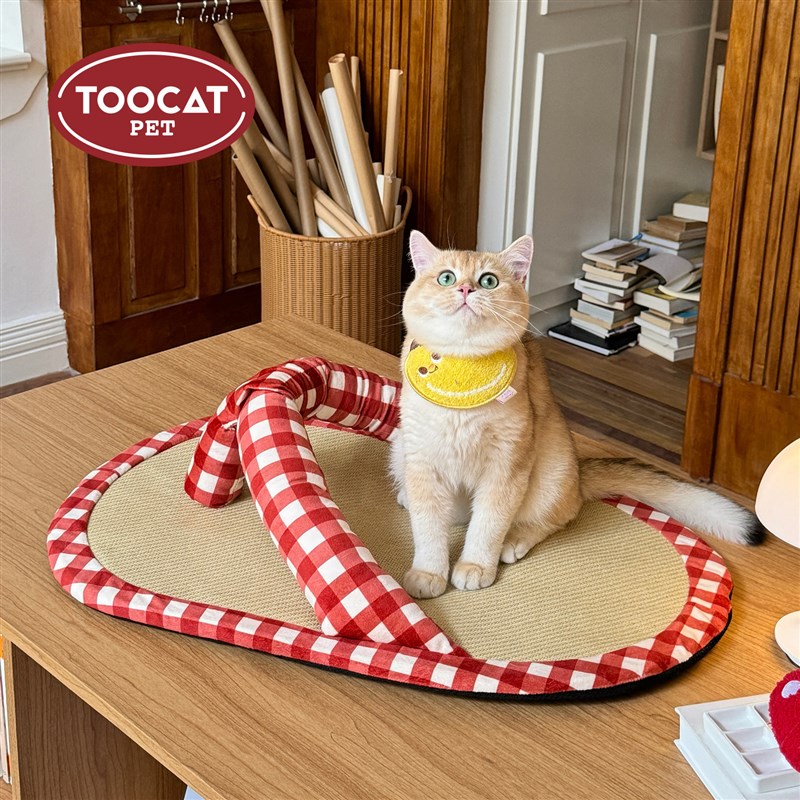 可爱凉席拖鞋窝宠物窝猫垫藤席猫窝降温垫凉垫狗狗睡垫猫咪散热垫