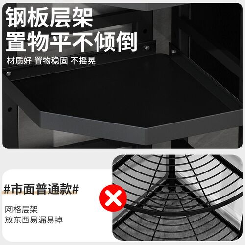 卫生间架子置物架免打孔落地多层浴室三角架厕所洗手间脸盆收纳架