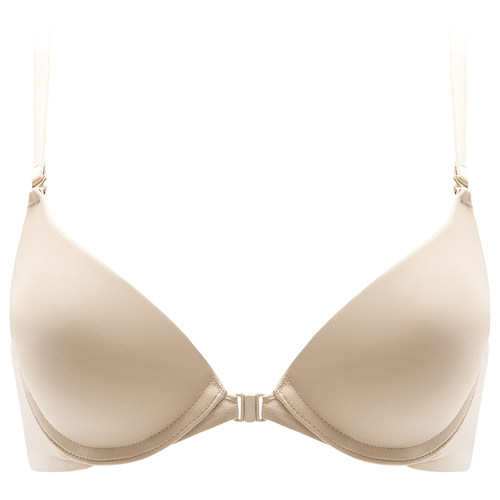 前扣无痕内衣少女小胸聚拢大胸显小收副乳防下垂文胸夏季薄款胸罩