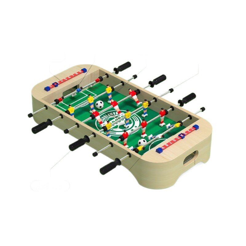 儿童桌上足球益智玩具积木木制多功能棋桌面足球对战男孩女孩礼物