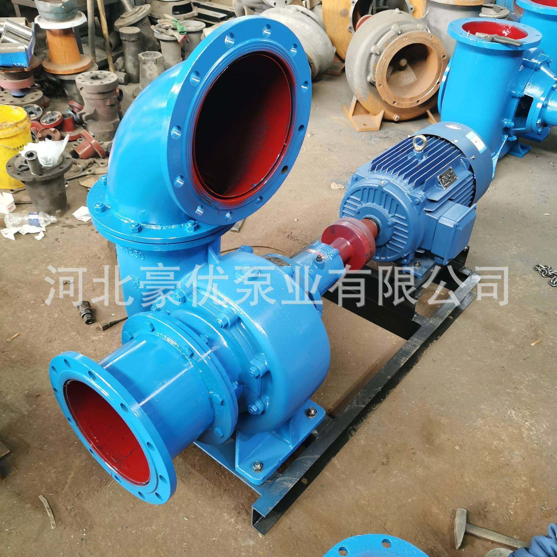 200HW/250HW混流泵大流量蜗壳泵大型抽水泵农用灌溉柴油机抽水泵