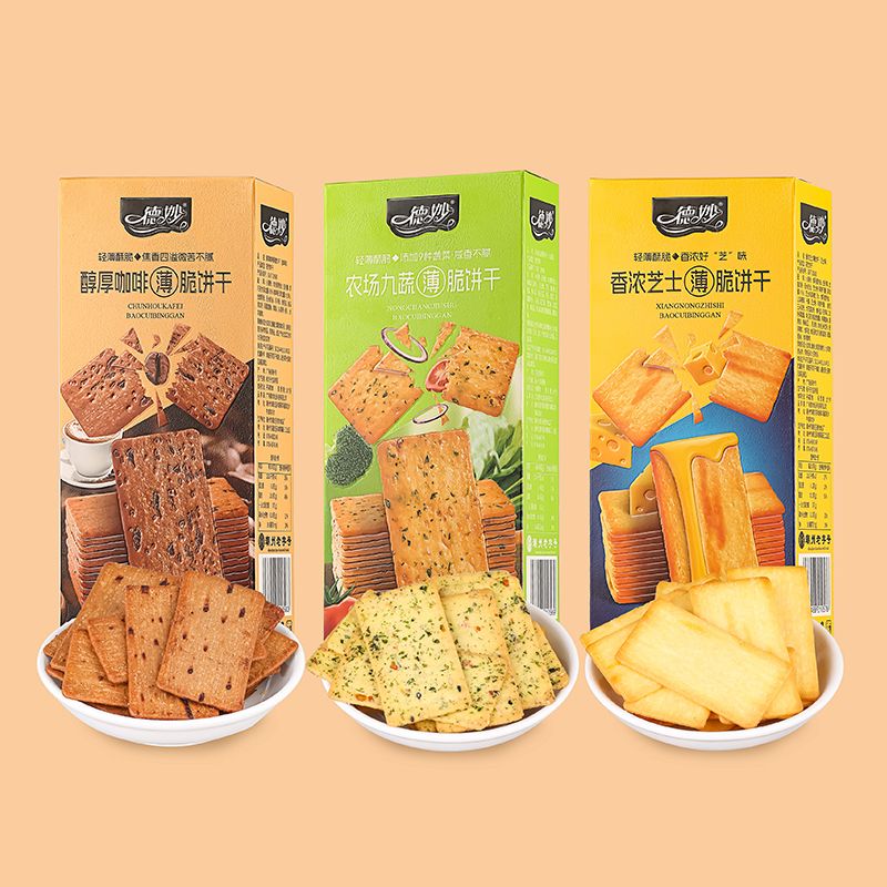 德妙薄脆饼干脆饼干芝士咖啡