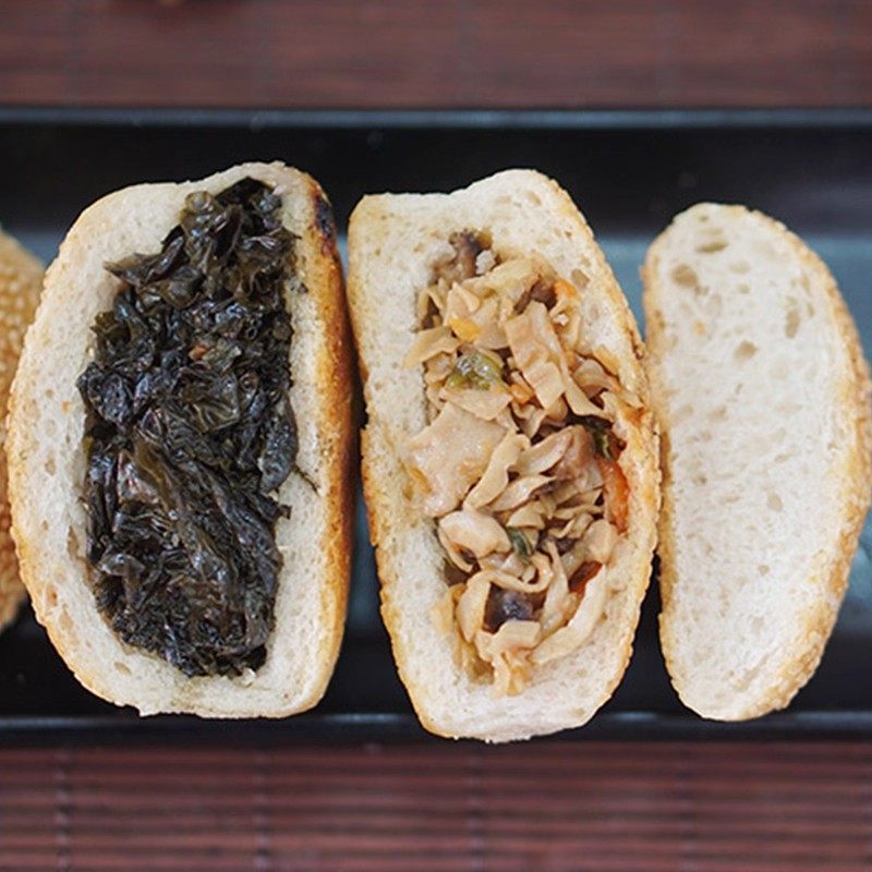 福清平潭光饼 紫菜饼 笋干饼 紫菜笋干肉饼 福清光饼特产小吃美食