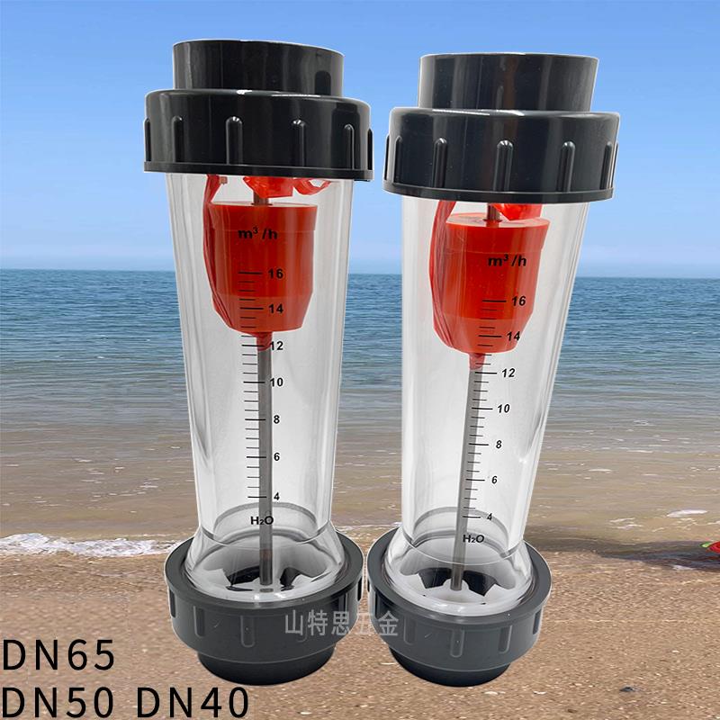 余姚远大PVC转子流量计LZS-DN40 50 65浮子液体水直插式污水处理