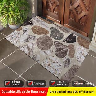入口耐磨地垫可切割成网红丝圈门垫、入口家居户外地垫、门毯