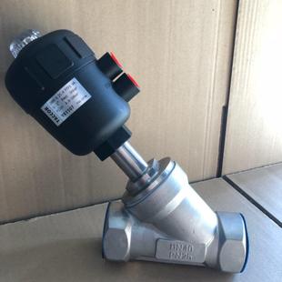 不锈钢角座阀DN15 PN25 CF8气动阀 工业用角座控制阀DN20