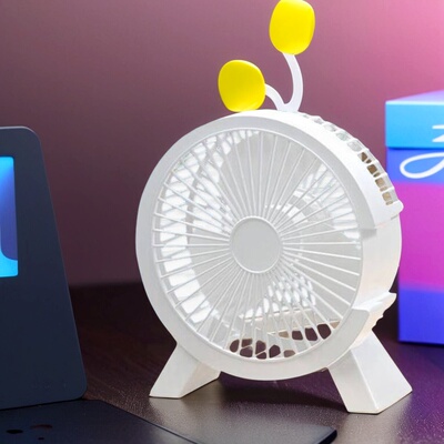 黑达玛丽小C桌面风扇静音
