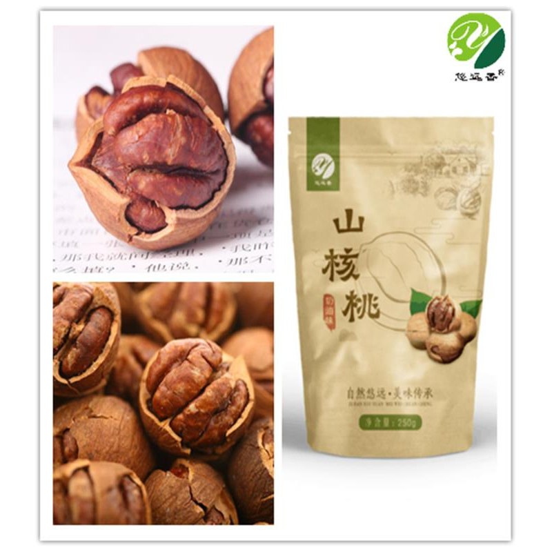 悠远香临安山核桃仁坚果零食袋装250g休闲包装奶油味水煮炒制