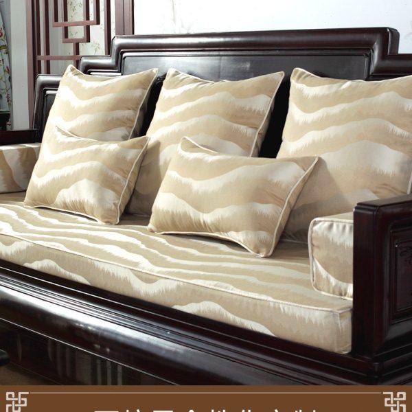 红木沙发垫新中式中国风山水实木沙发垫子防滑沙发坐垫罩套定制,居家布艺,沙发垫,淘宝优惠券,粉丝福利购,淘宝优惠卷