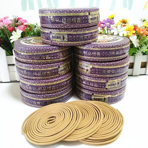 【10盒100单盘】夜薰安蚊香檀香型蚊香室内香薰卫生间净化空气