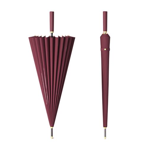 24骨长柄雨伞男士大号加固加厚结实抗风双人暴雨男生定制大伞