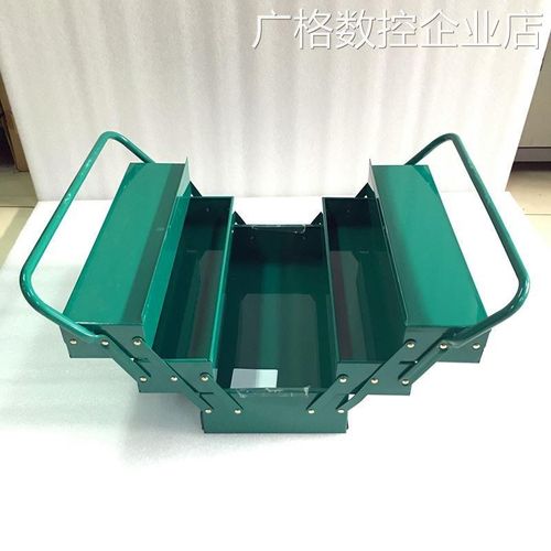 *17寸五翻斗工具箱95104A手提铁皮工具箱17寸五翻斗工具箱