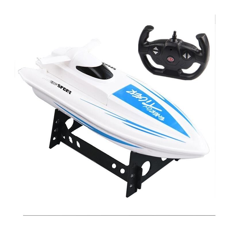 遥控船高速快艇水上游艇电动小轮船模型可下水无线儿童男孩玩具船