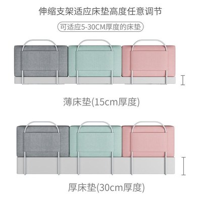 婴儿软包挡板单侧床边宝宝床上护栏床档小床加高床栏防掉床床围栏