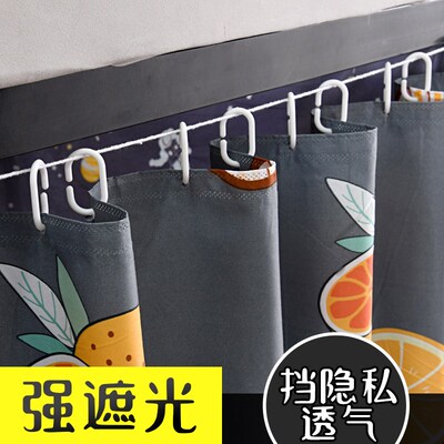 学生宿舍b上下铺男女牀帘无支架一体式免打孔寝室遮光牀围挡布帘
