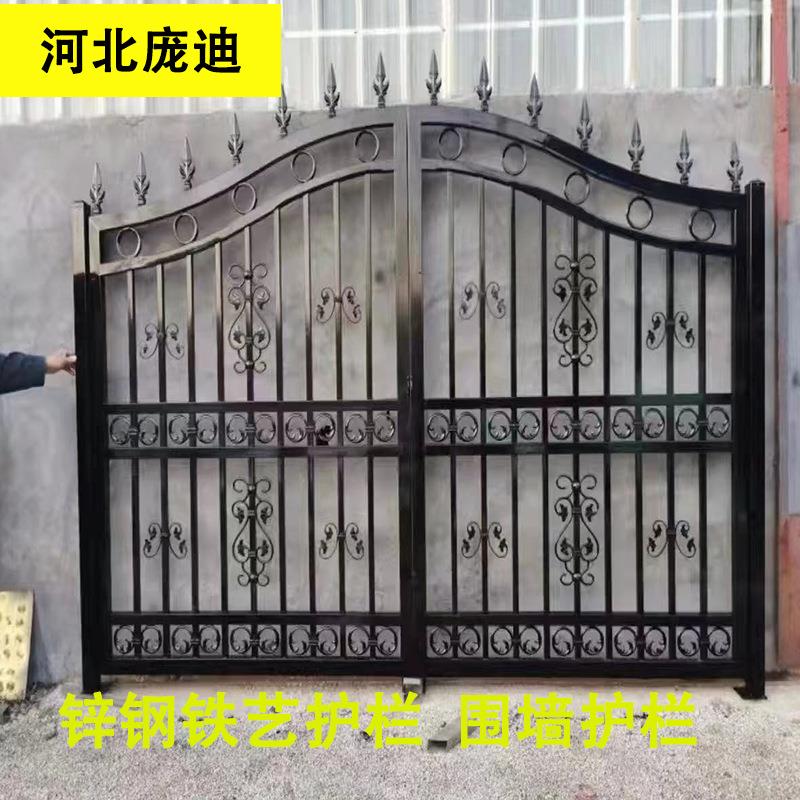 铁艺锌钢护栏围墙栏杆小区围栏学校隔离防护栏庭院别墅铁艺栅栏