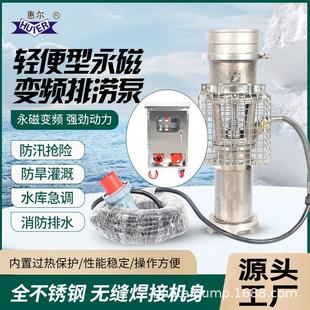 潜水泵防汛泵排涝轴流泵抗涝抢险泵 永磁变频大流量高扬程便携式