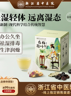 【乌梅组合】浙江省中医院乌梅汤乌梅荷叶饮