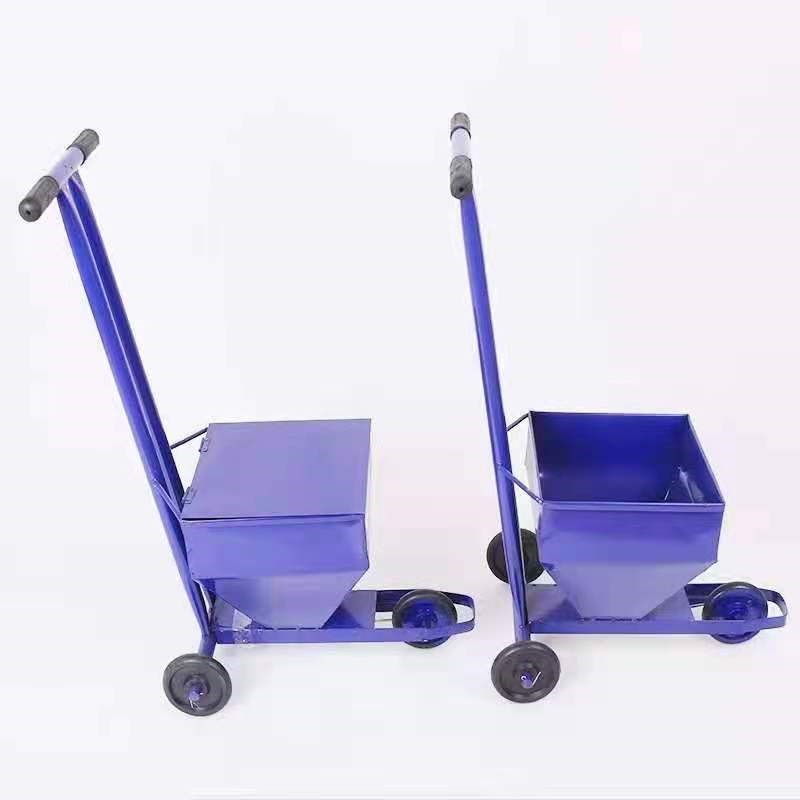 工地施工撒灰器白石灰划线车道路警示线 学校操场田径场地画线车