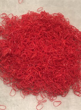 红色橡皮筋 橡皮圈 儿童捆头发皮筋 型号MB-8024 直径1.2CM