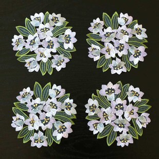 刺绣茶杯垫欧式布艺田园清新桌布创垫床意餐头柜盘子垫桌垫茶新品