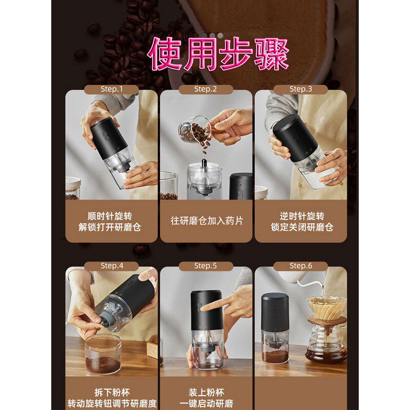 迷你磨药器电动粉碎中西药片研磨神器细腻磨粉打粉机搅家用小型