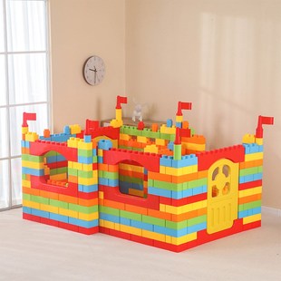 大颗粒儿童积木拼装玩具益智拼插男孩3岁以上6宝宝女孩塑料大散件