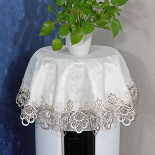 空调防尘罩罩子盖布盖巾立式圆柱形柜机圆形开机不取简约遮挡布尘