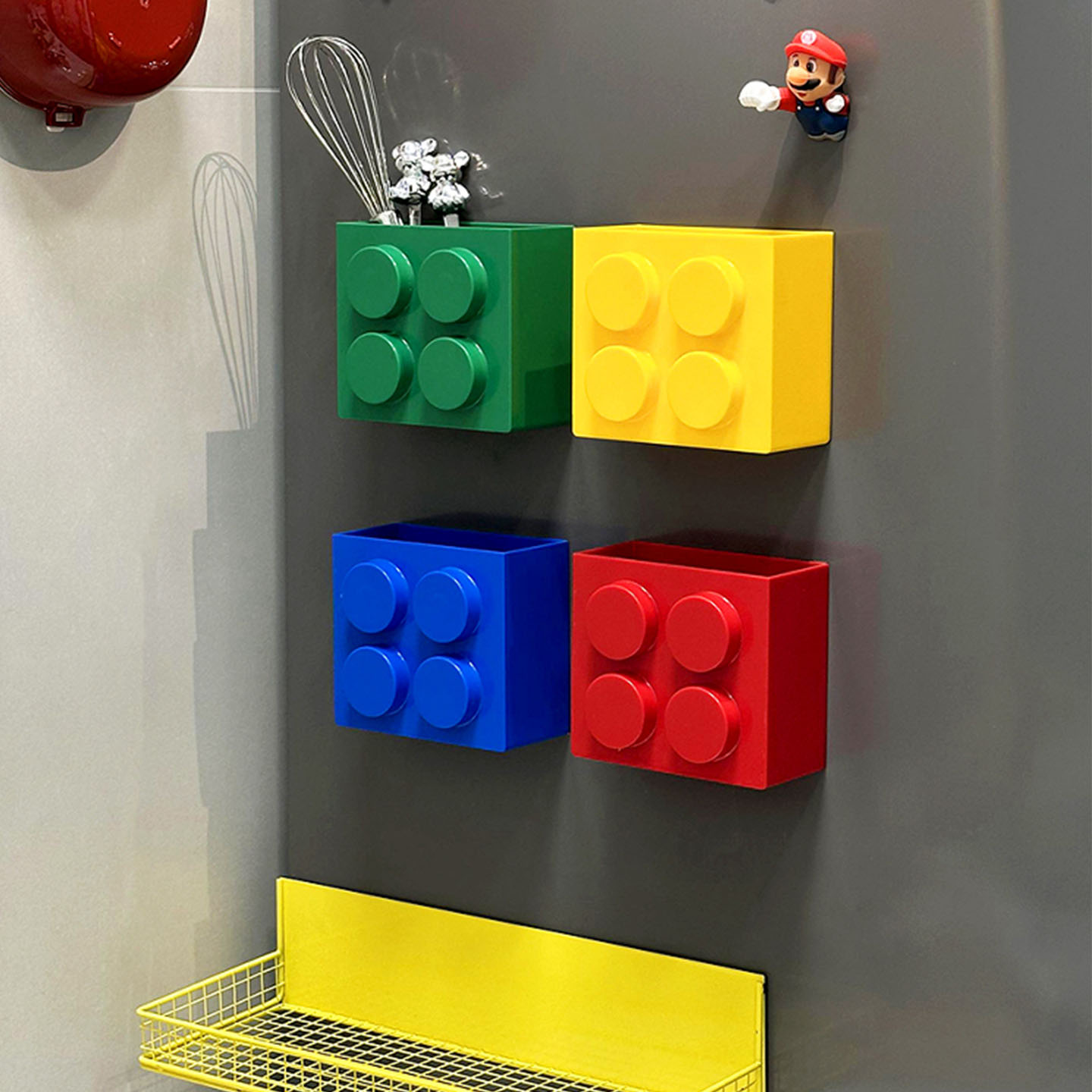 磁吸收纳盒冰箱贴装饰