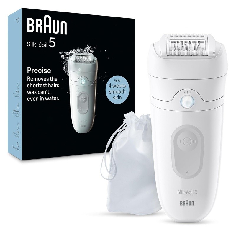 美版Braun博朗Silk-epil女士干湿两用拔毛脱毛仪全身平滑脱毛器