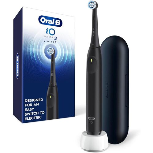 美版Oral-B欧乐B iO2简洁清洁电动牙刷3模式自动压力感应旅行盒