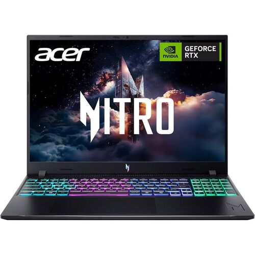 美版Acer宏碁Nitro V游戏笔记本电脑16英寸165Hz 2024款曜石黑