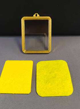 相框金色吊坠玻璃面板新款唐卡盒嘎乌盒配绳子联系商家