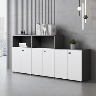 办公柜矮柜隔断柜边柜侧柜茶水柜打印机柜文件柜带密码锁储物柜