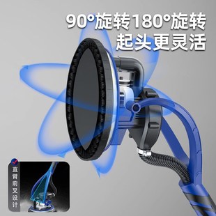 吸顶墙面打磨机腻子无尘机砂纸机抛光机磨墙机神器 电动无刷自吸式